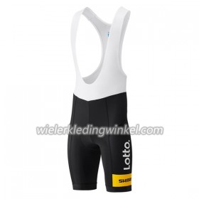 Fietsbroek Kort met Bretels 2018 LottoNL-Jumbo N001